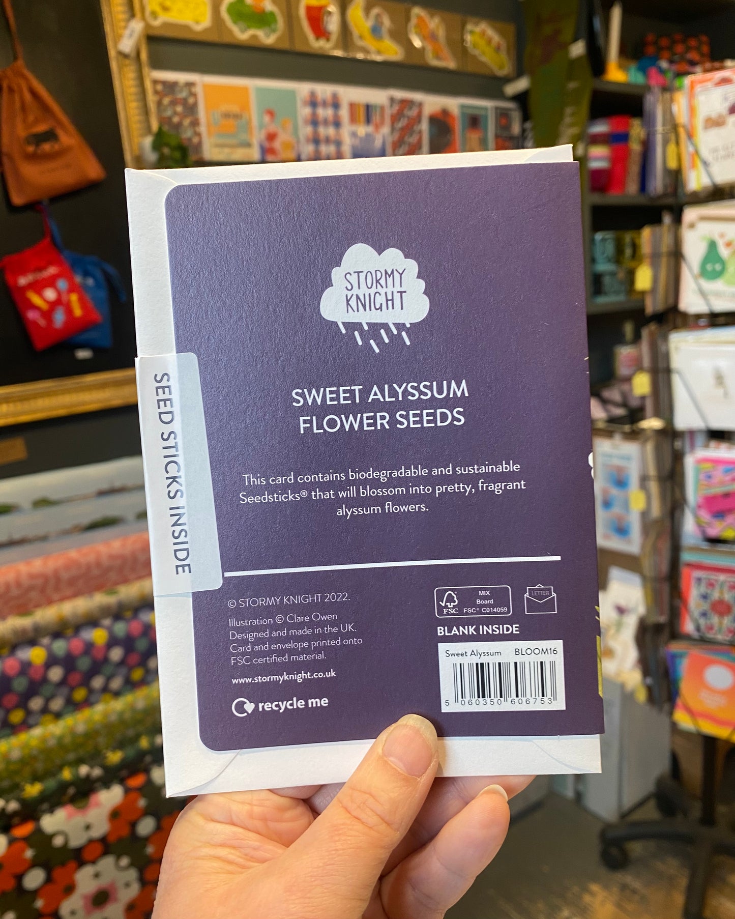 Seed Stick Here For You Card
