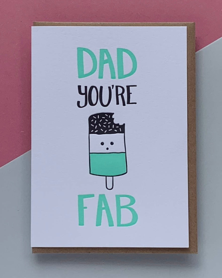 Dad You’re FAB Card