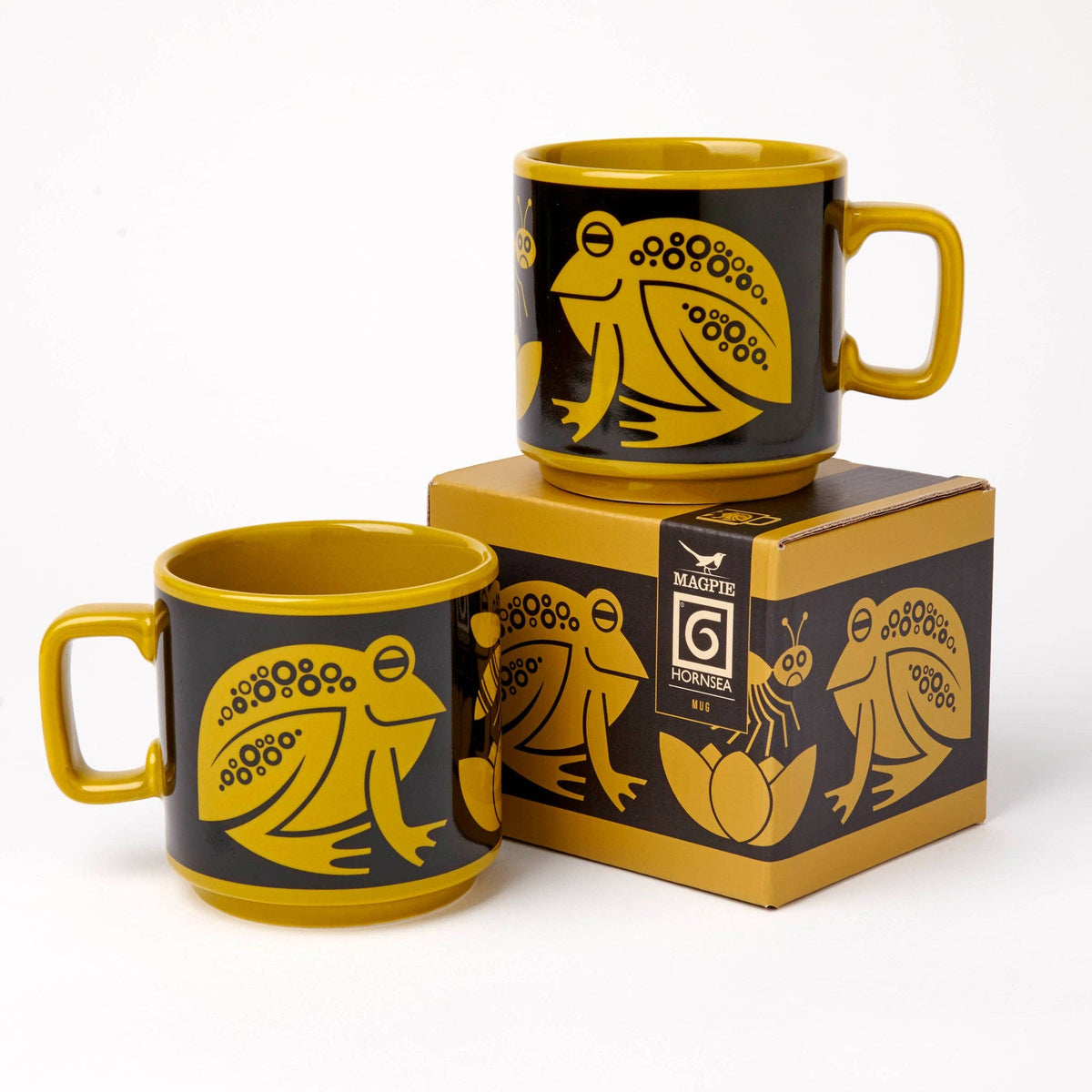 Hornsea Frog Mug-Magpie-