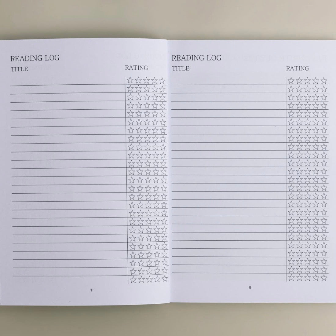 Reading Journal