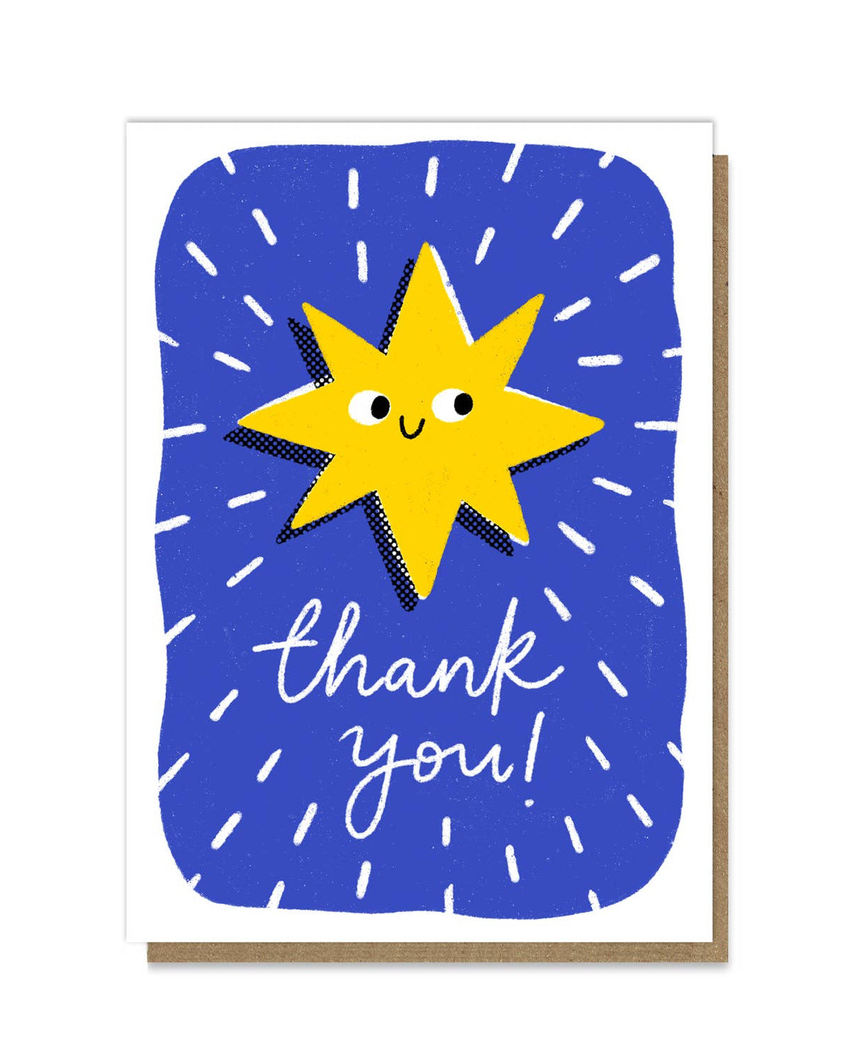 Starlight Thank You Letterpress Card