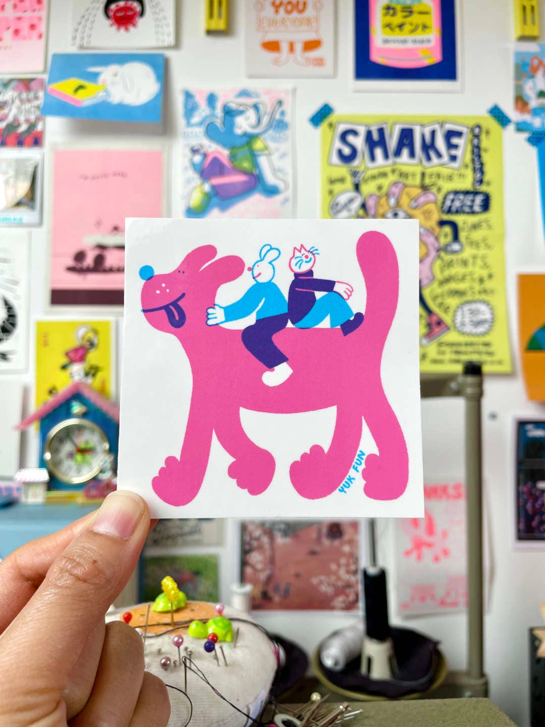 Dog Riders Eco Vinyl Sticker