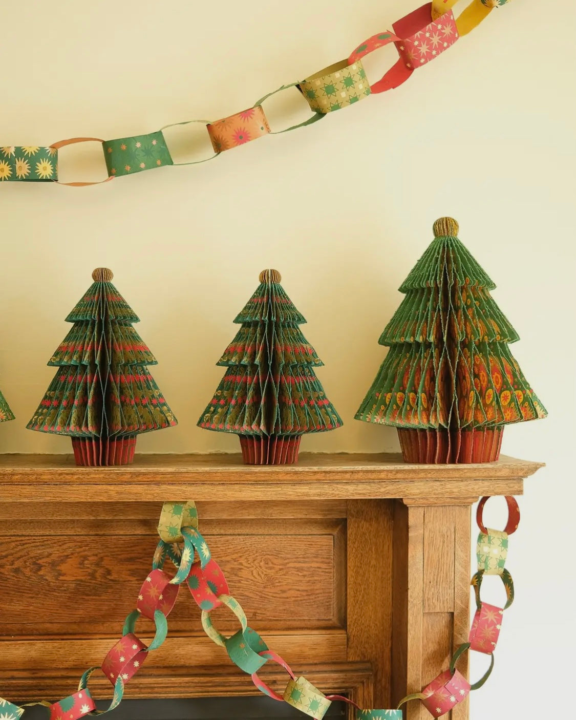 Christmas Fir Tree Honeycomb Ornament-East End Press-