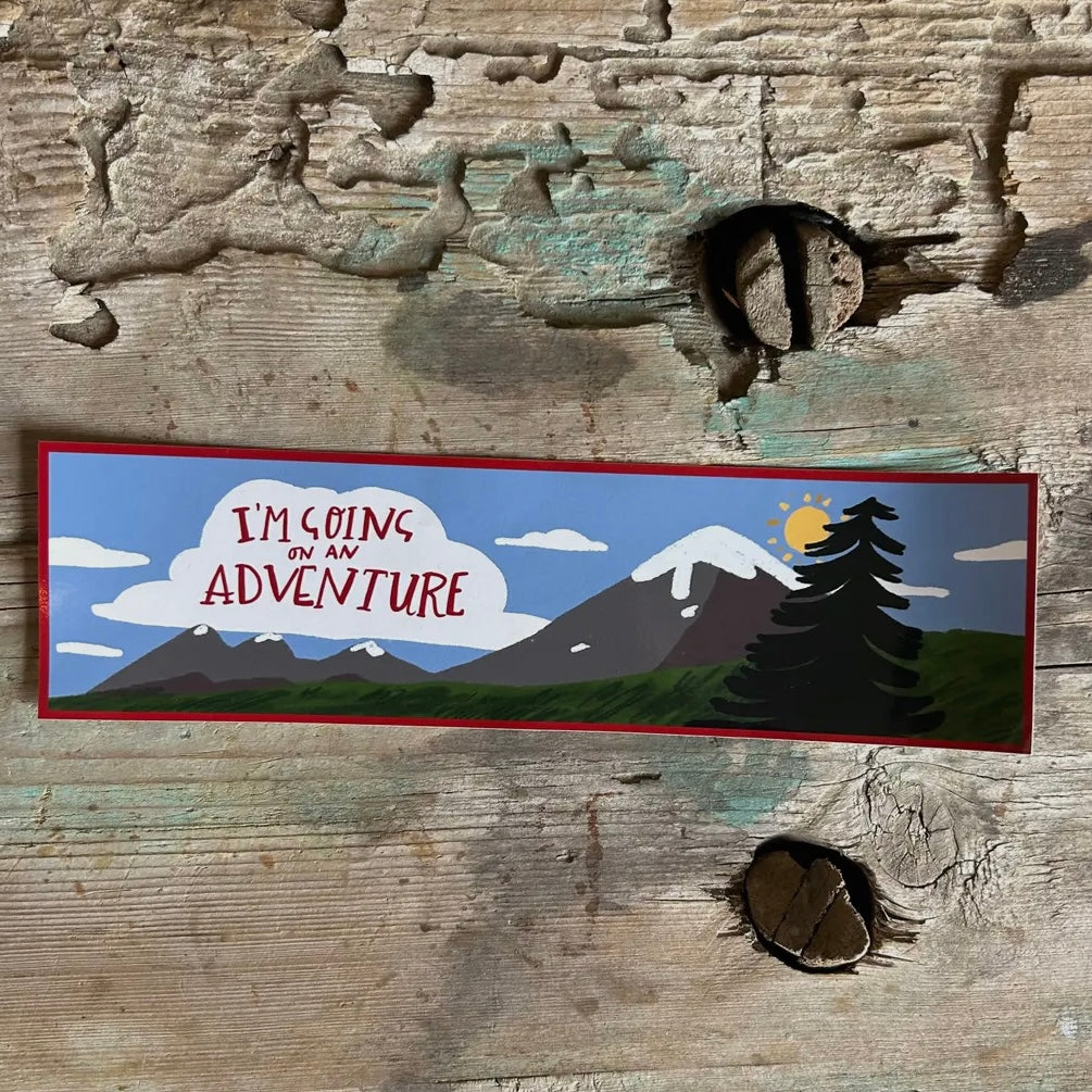 Dick Vincent Bumper Sticker-Dick Vincent Illustrations-My Beautiful Caravan
