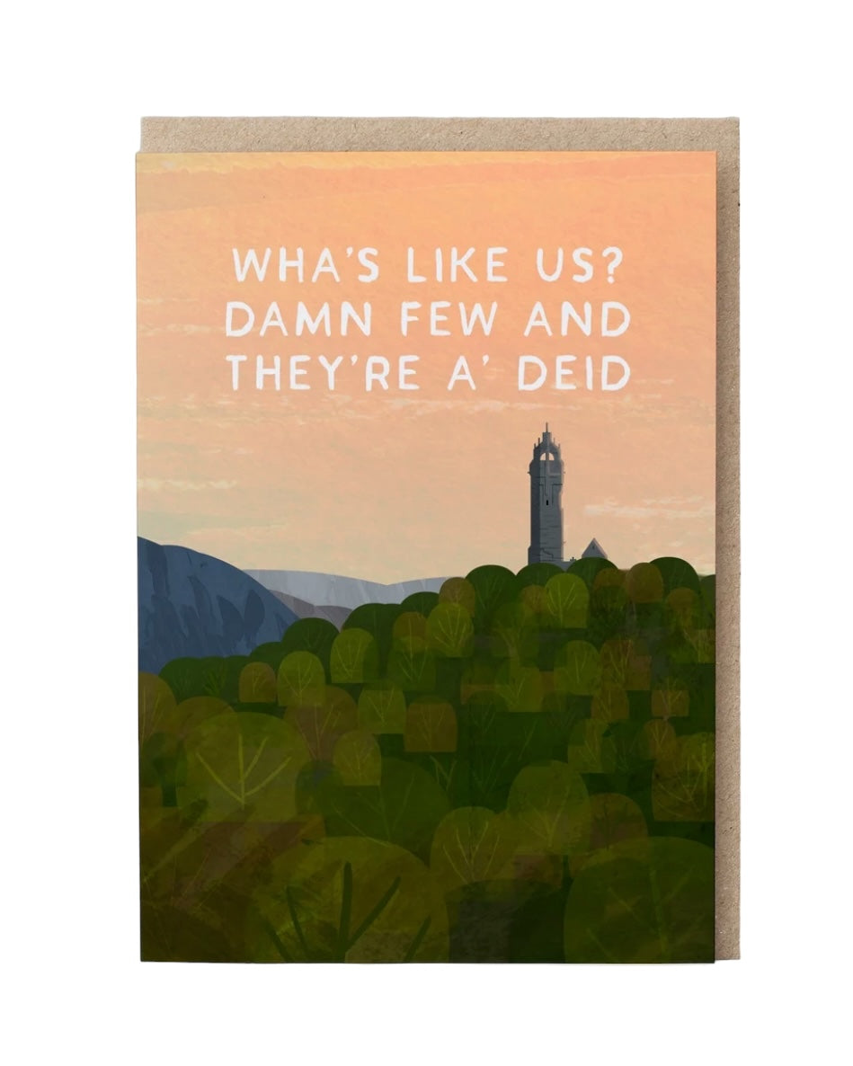 Wha’s Like Us? Card-Eat Haggis-My Beautiful Caravan