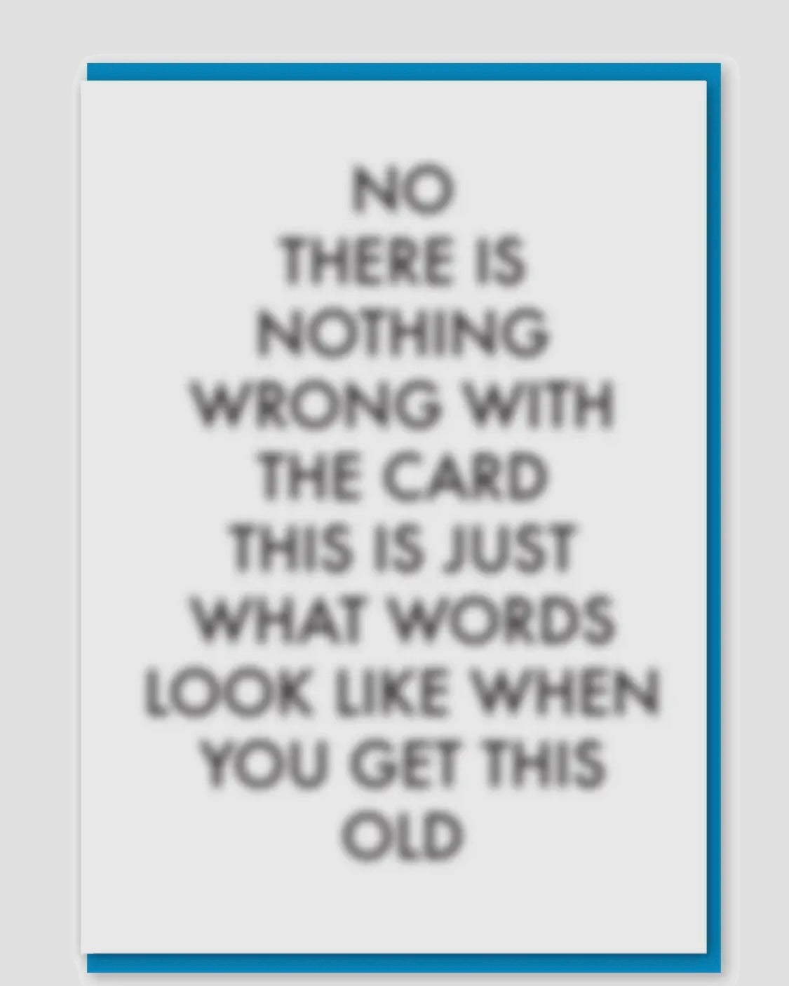 What Words Look Like Birthday Card-Objectables-My Beautiful Caravan
