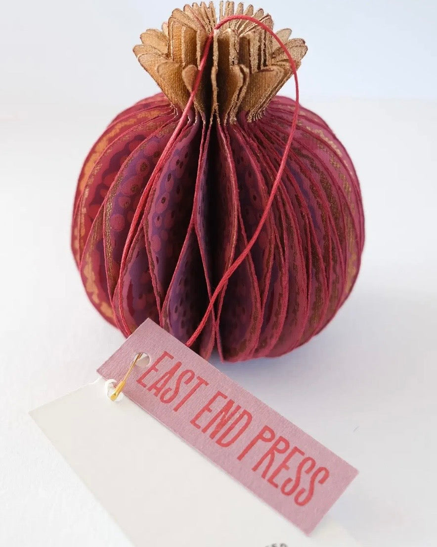 Pomegranate Honeycomb Ornament