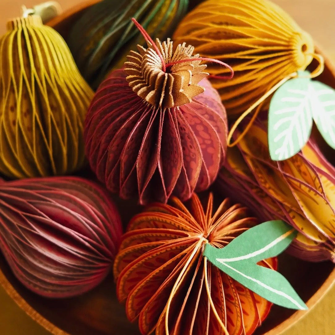 Pomegranate Honeycomb Ornament