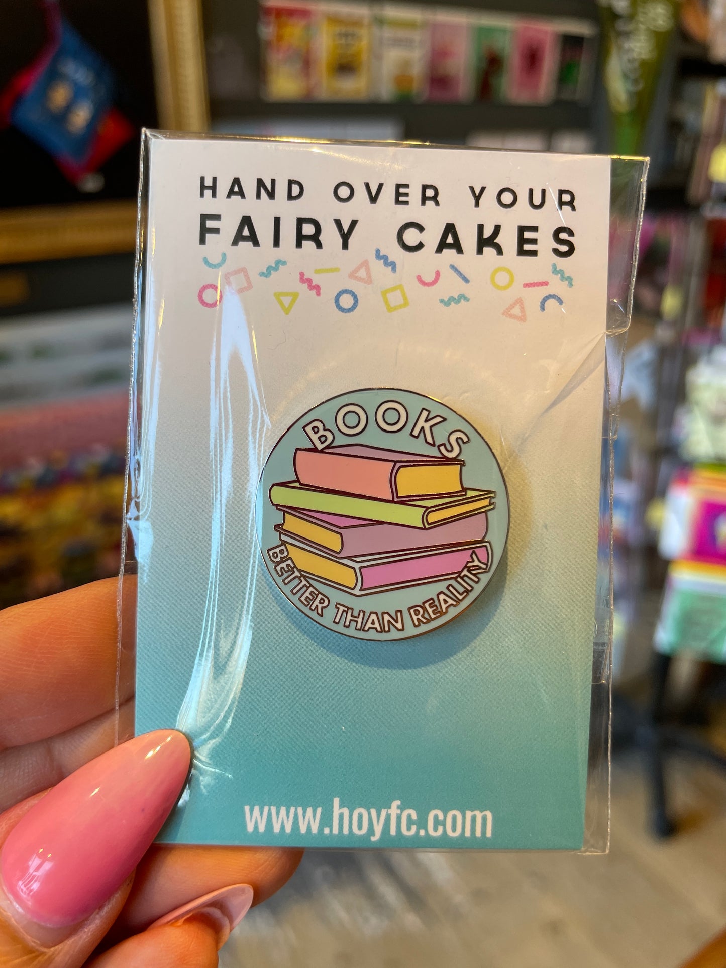 Books Better Than Reality Pin