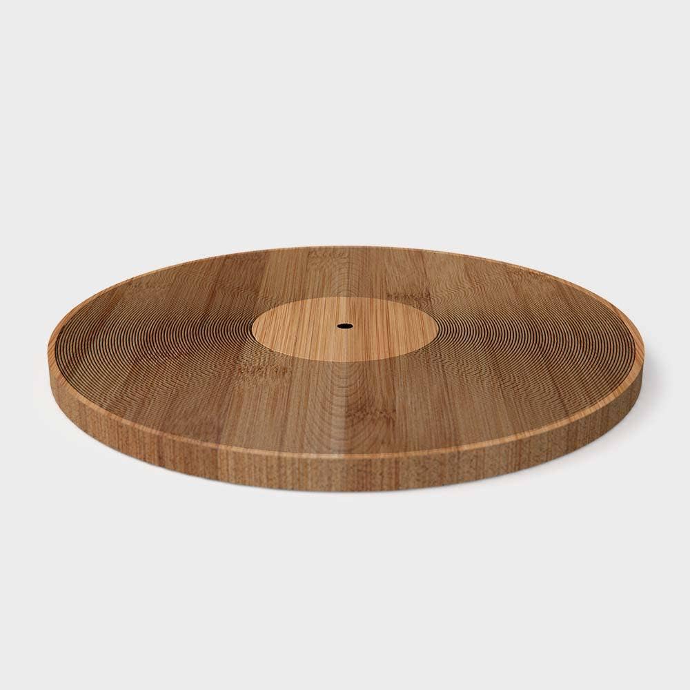 12" Record Bamboo Chopping Board