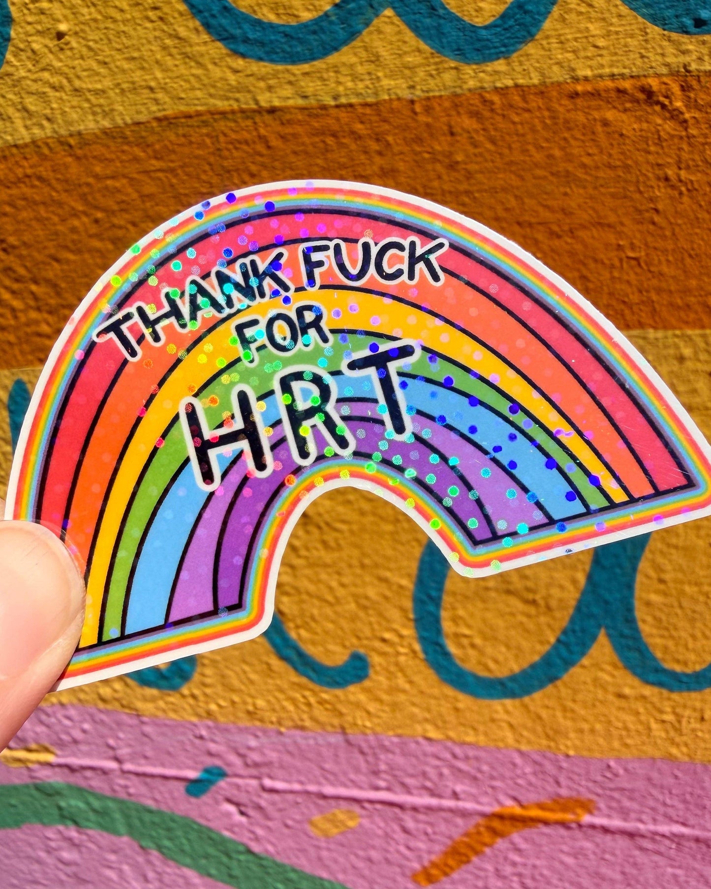 Thank F*** for HRT Sticker