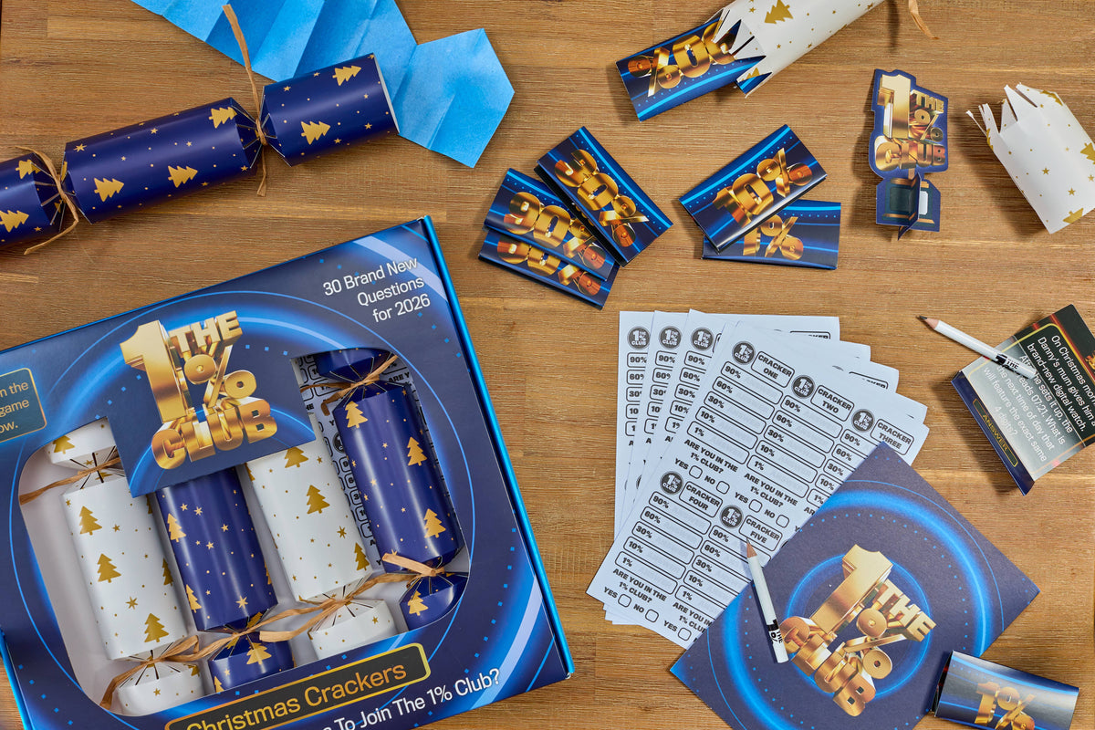 The 1% Club 2026 Christmas Crackers