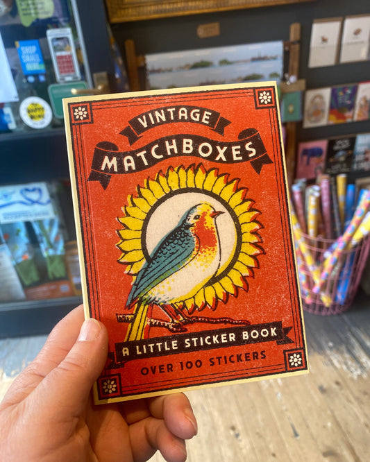 Vintage Matchboxes Sticker Book