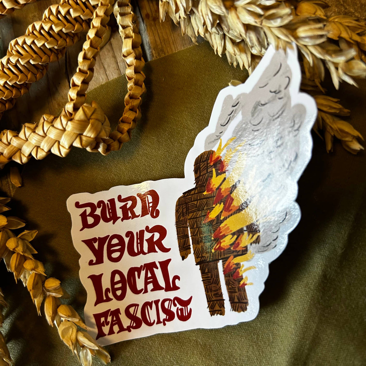 Wicker Man Sticker