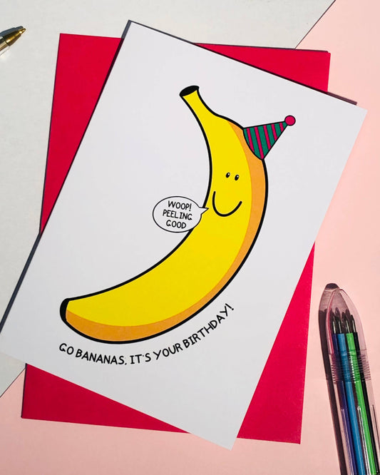 Birthday Banana Card