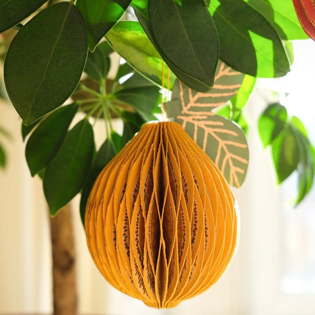 Lemon Honeycomb Ornament