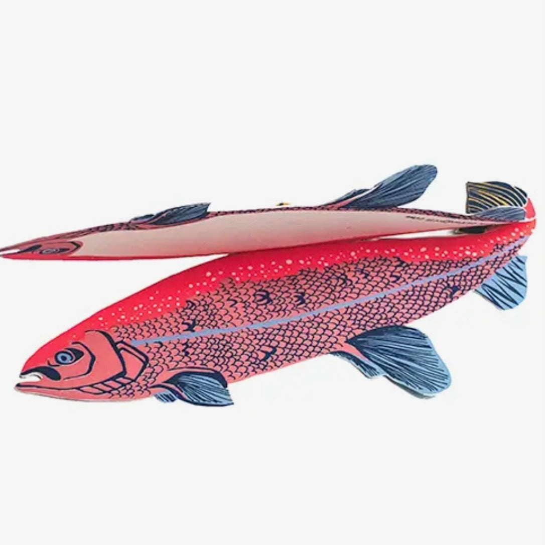 Salmon Greetings Card