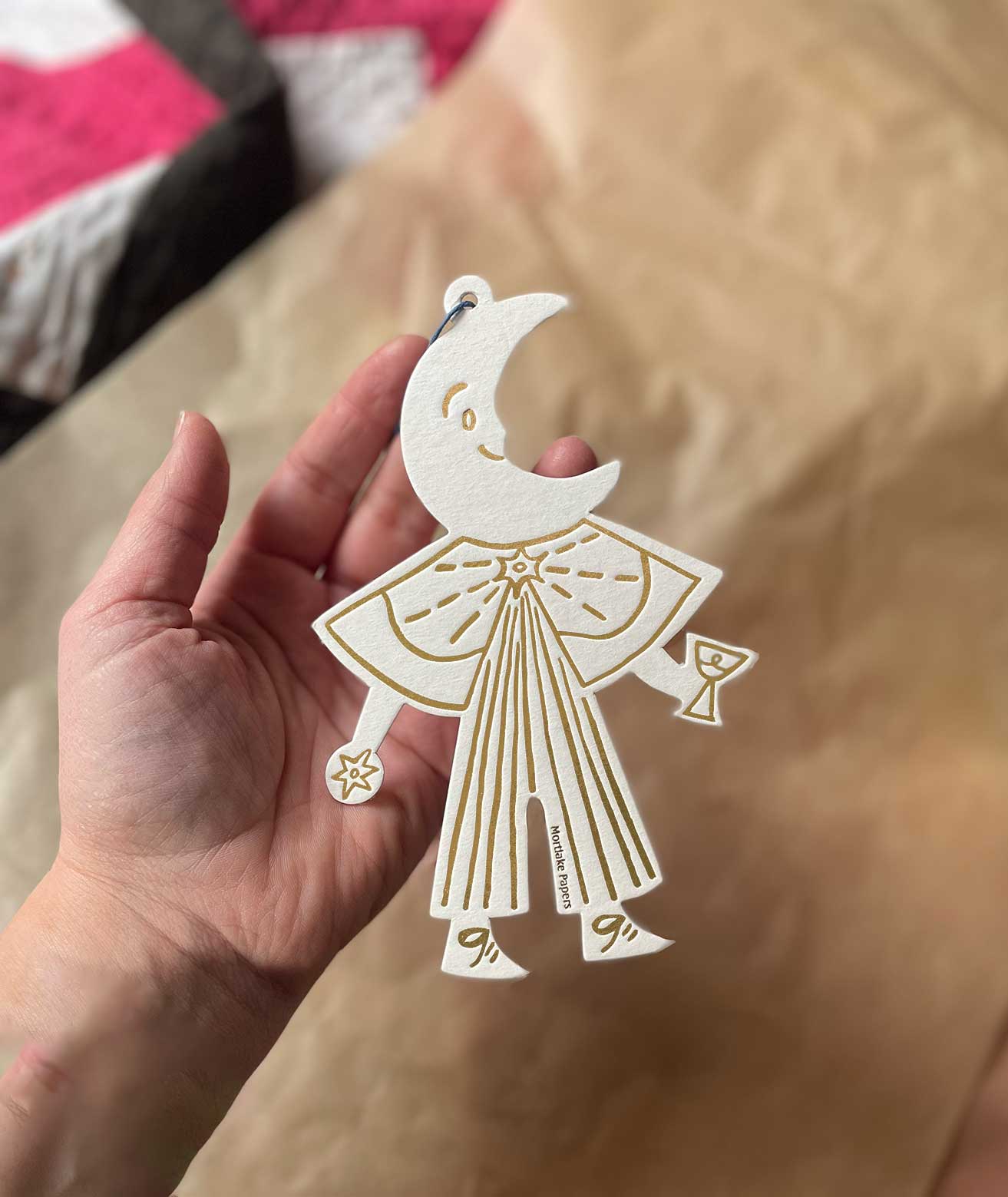 Moon Folk Ornament