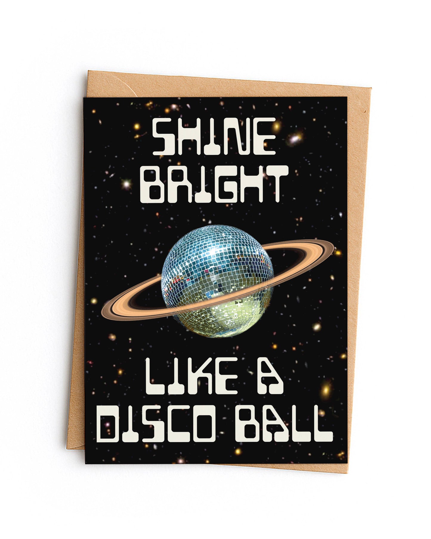 Saturn Disco (Shine Bright) Card