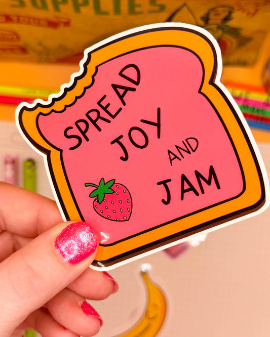 Spread Joy & Jam Sticker