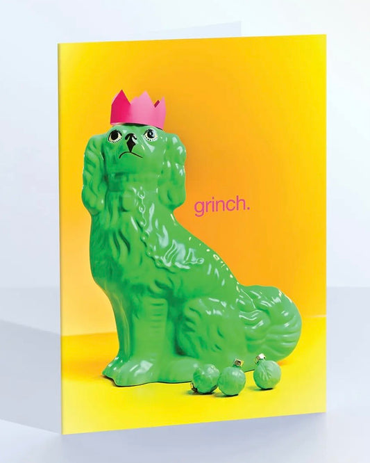 Grinch Dog Christmas Card
