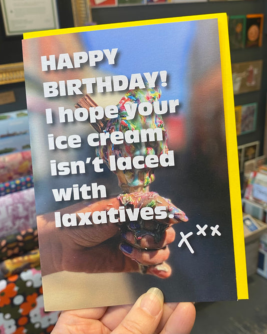 Ice Cream Birthday Card