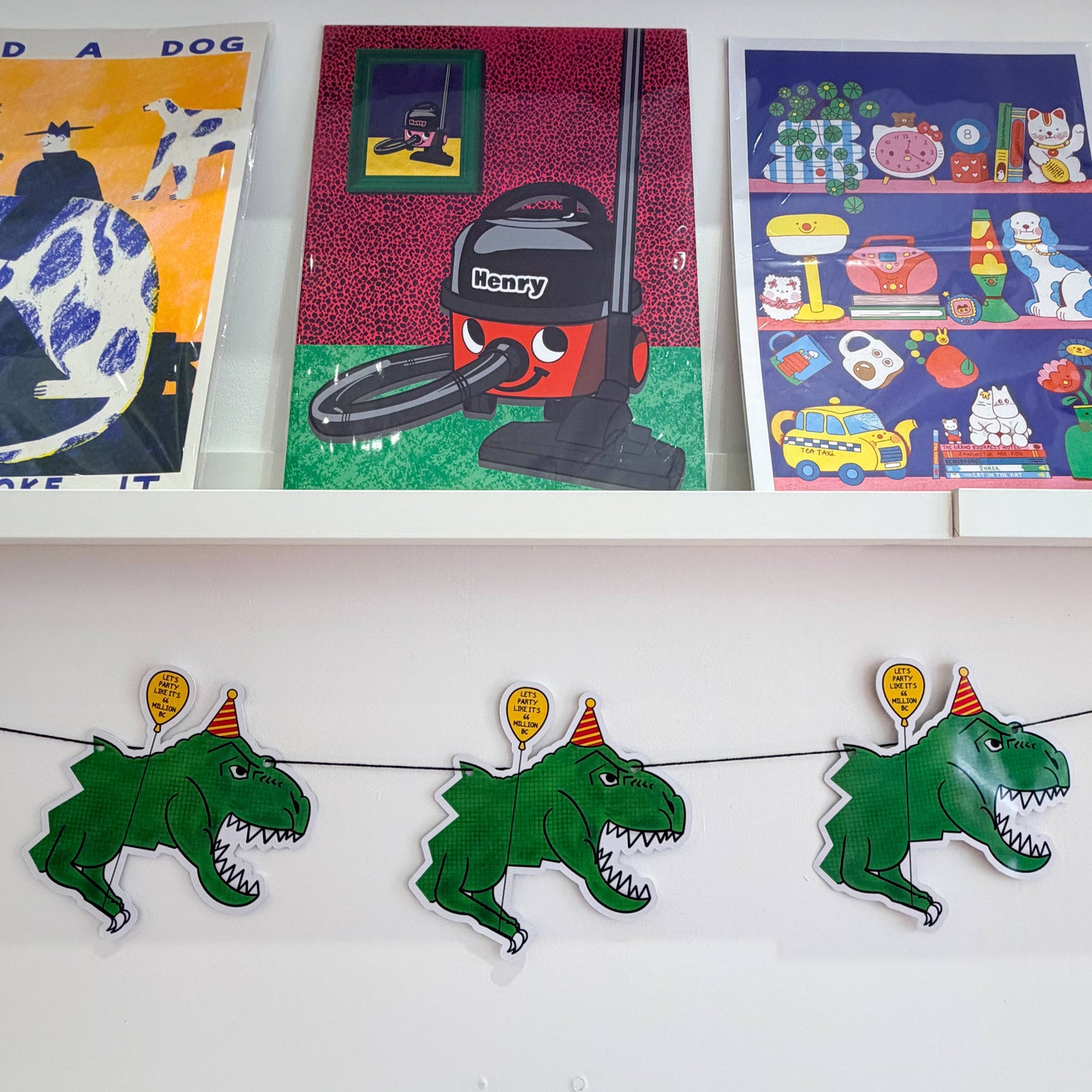 T Rex Party Garland