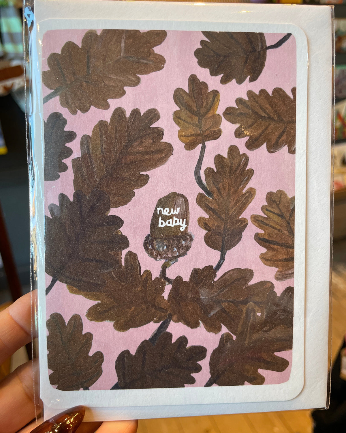 Acorn Baby Card