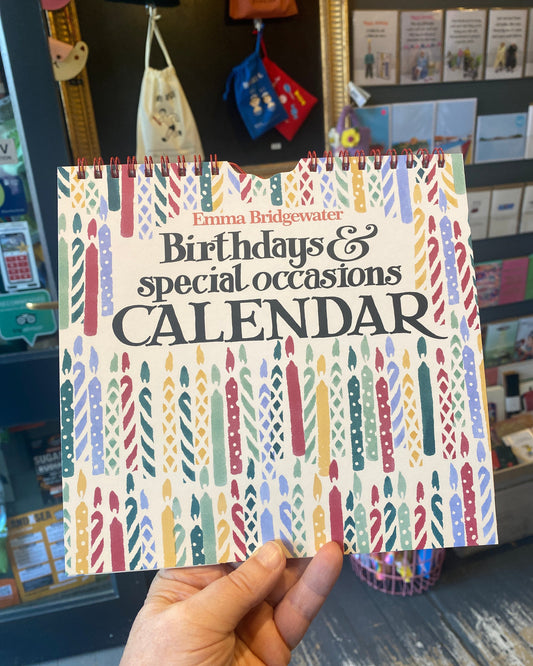 Emma Bridgewater Birthdays / Occasions 2027 Calendar