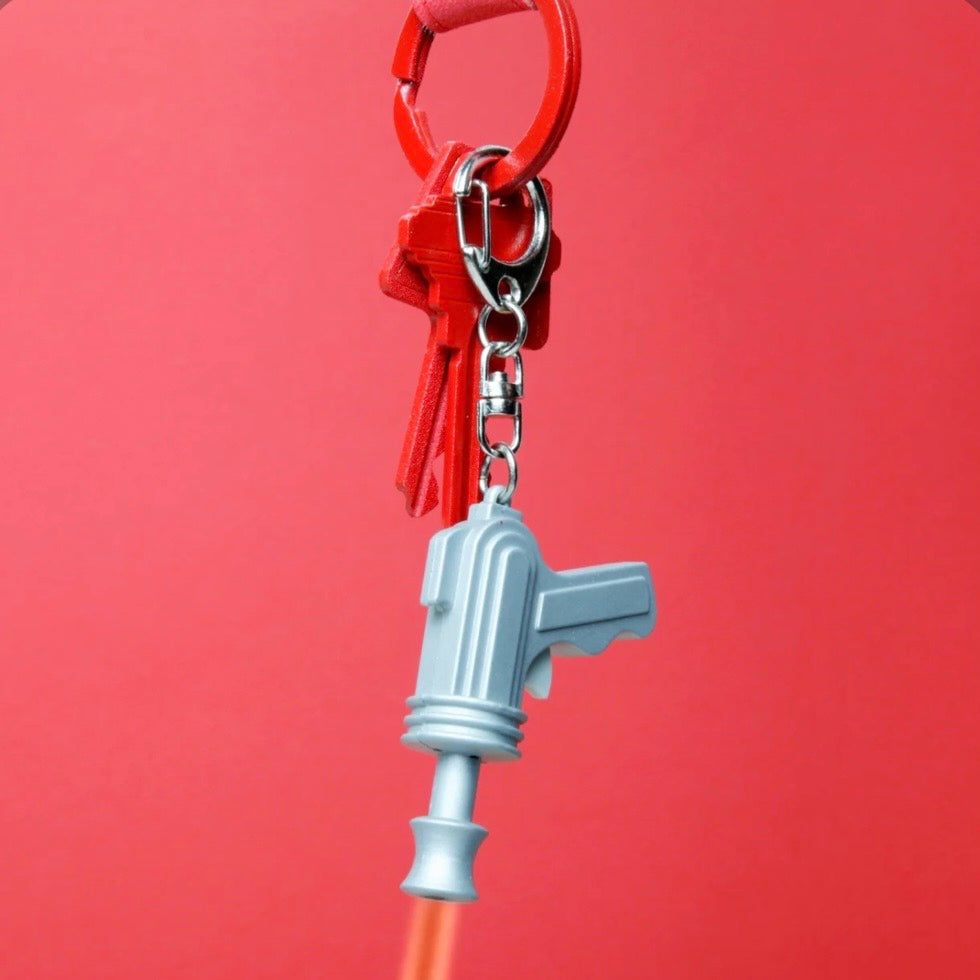 Light Up Space Gun Keyring