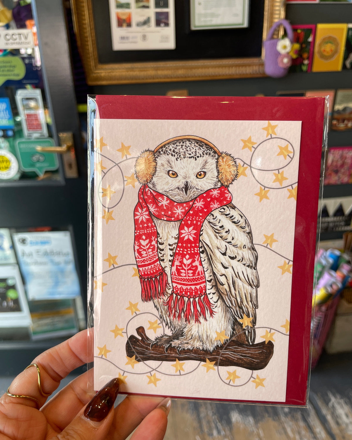 Owl Lights Card