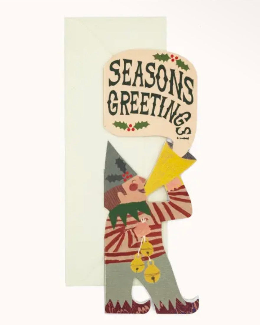 Christmas Elf Boy Card