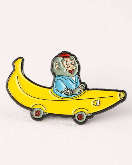 Richard Scarry Bananamobile Enamel Pin