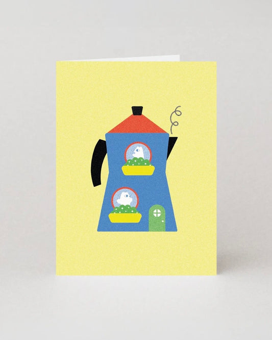 Coffee Pot Mini Card
