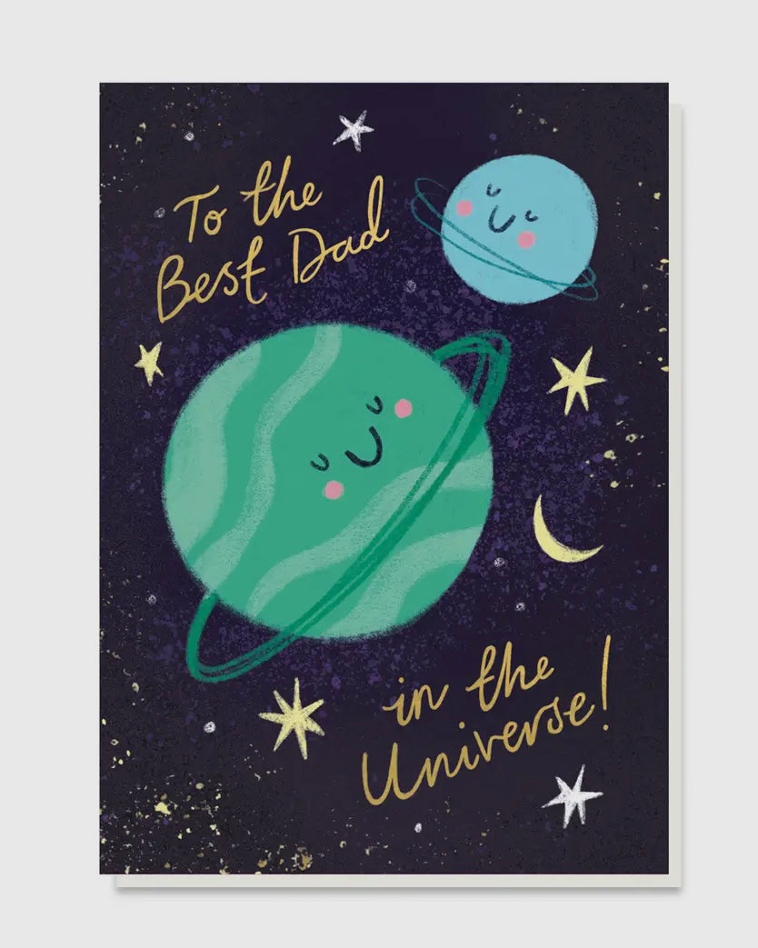 Best Dad In The Universe Card-Stormy Knight-My Beautiful Caravan