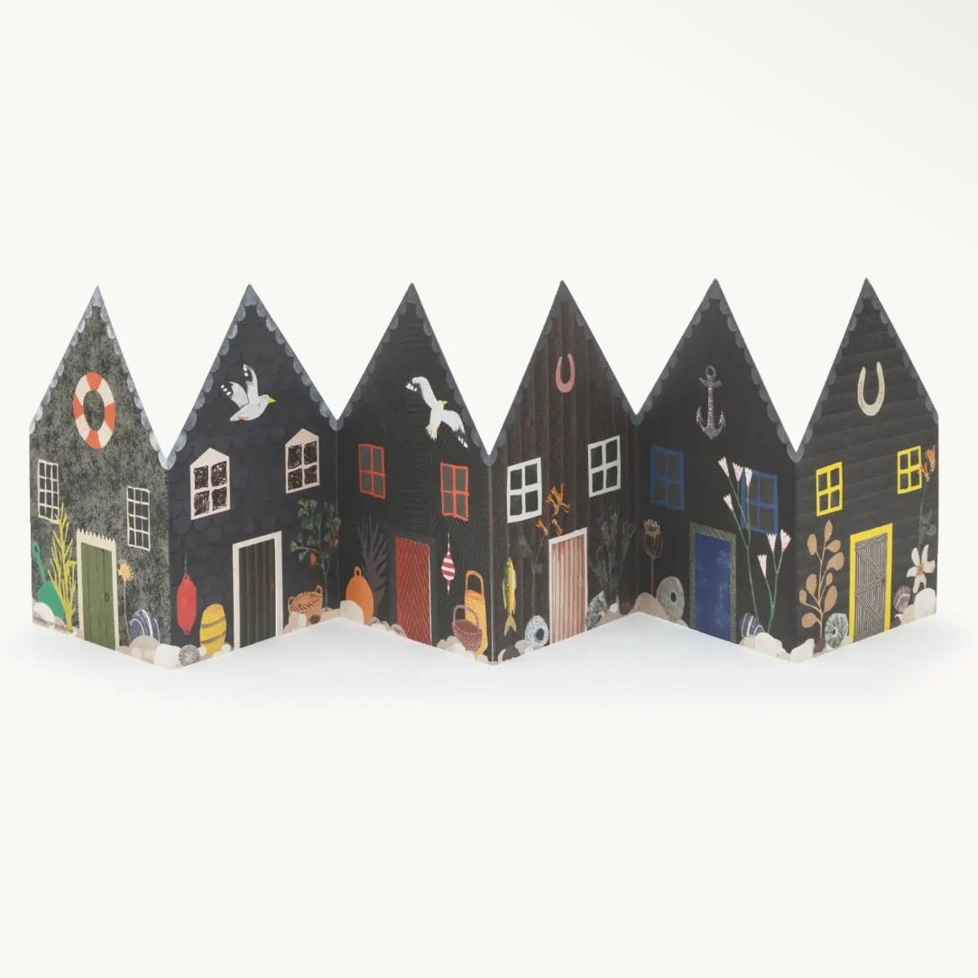 Fisherman’s Huts Concertina Card