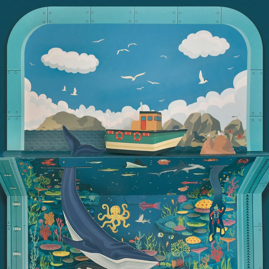 Create Your Own Deep Blue Seascape-Clockwork Soldier-My Beautiful Caravan