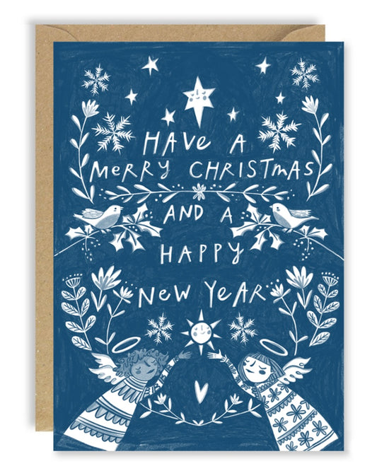 Delft Angel Christmas Card-Joy Nevada-My Beautiful Caravan