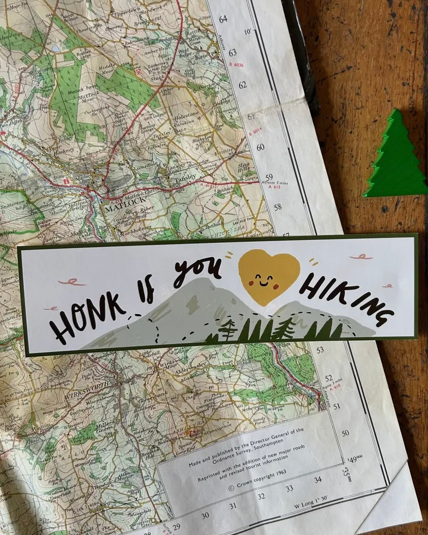 Dick Vincent Bumper Sticker-Dick Vincent Illustrations-My Beautiful Caravan
