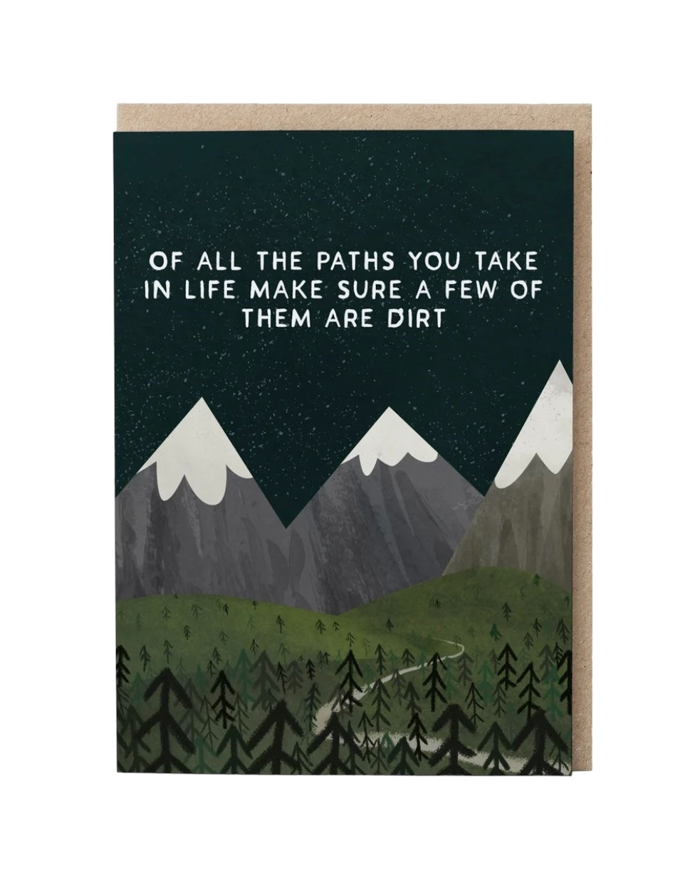 Dirt Paths Card-Eat Haggis-My Beautiful Caravan