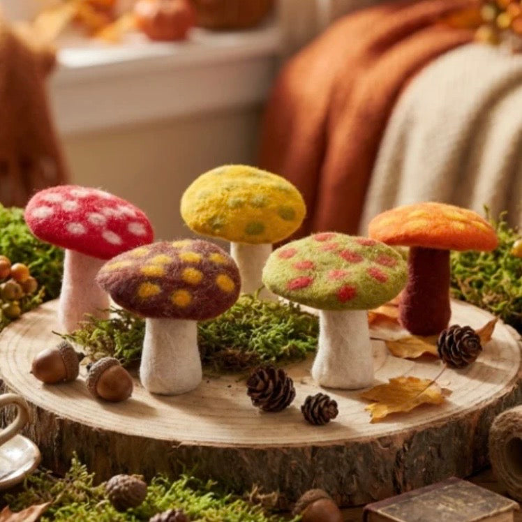 Felt Toadstool Decoration