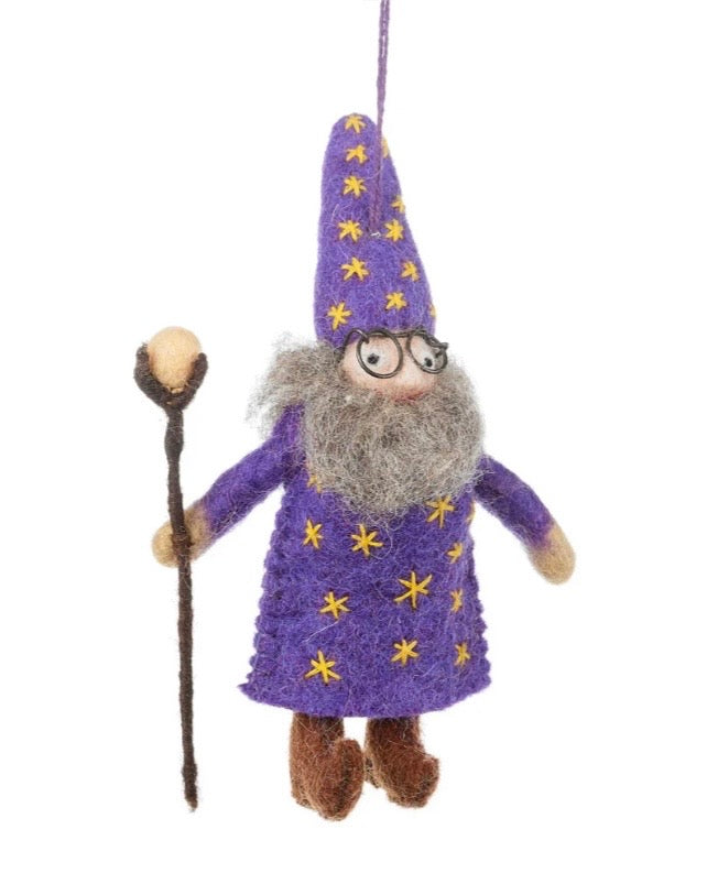 Wendall Wizard Handmade Felt Decoration