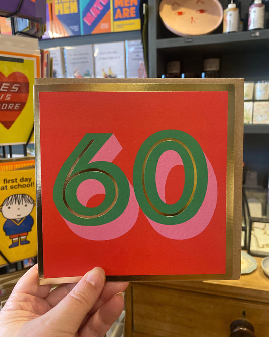 60th Birthday Card