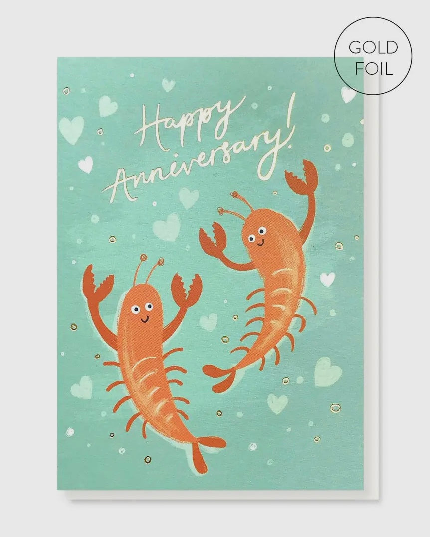 Lobsters Anniversary Card-Stormy Knight-My Beautiful Caravan