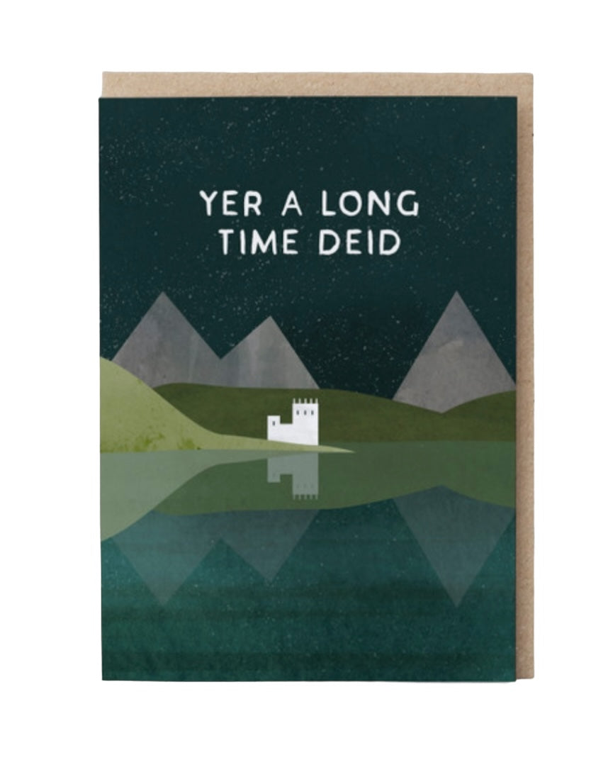 Long Time Deid Card-Eat Haggis-My Beautiful Caravan
