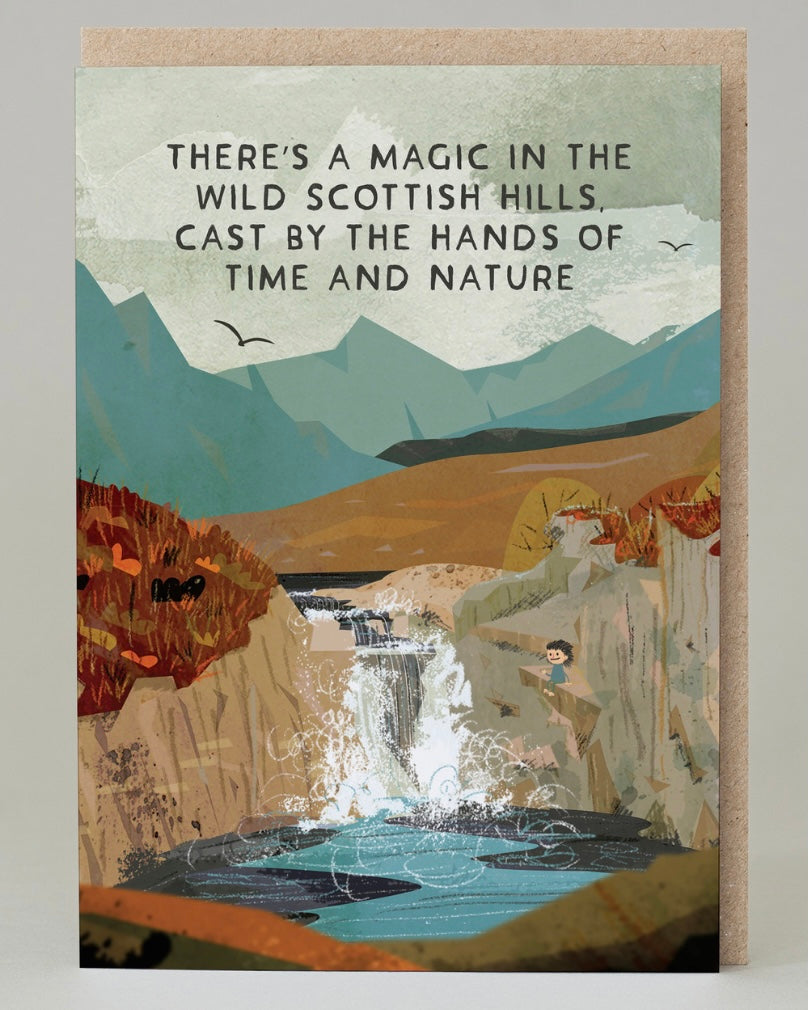 Magic In The Hills Card-Eat Haggis-My Beautiful Caravan
