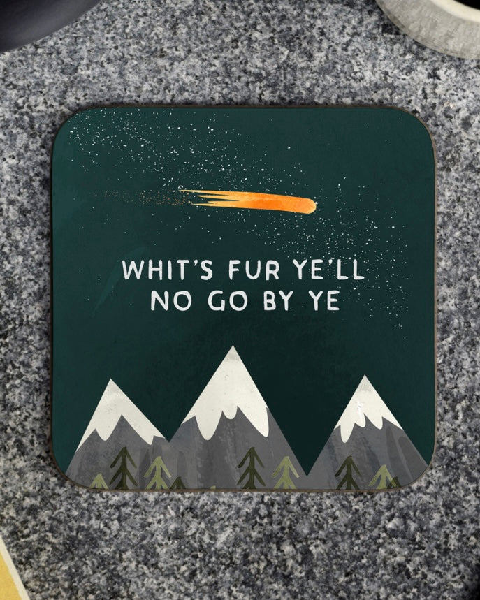 Scottish Sayings Coasters-Eat Haggis-My Beautiful Caravan