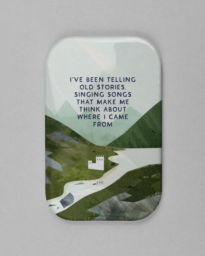 Telling Old Stories Magnet-Eat Haggis-My Beautiful Caravan