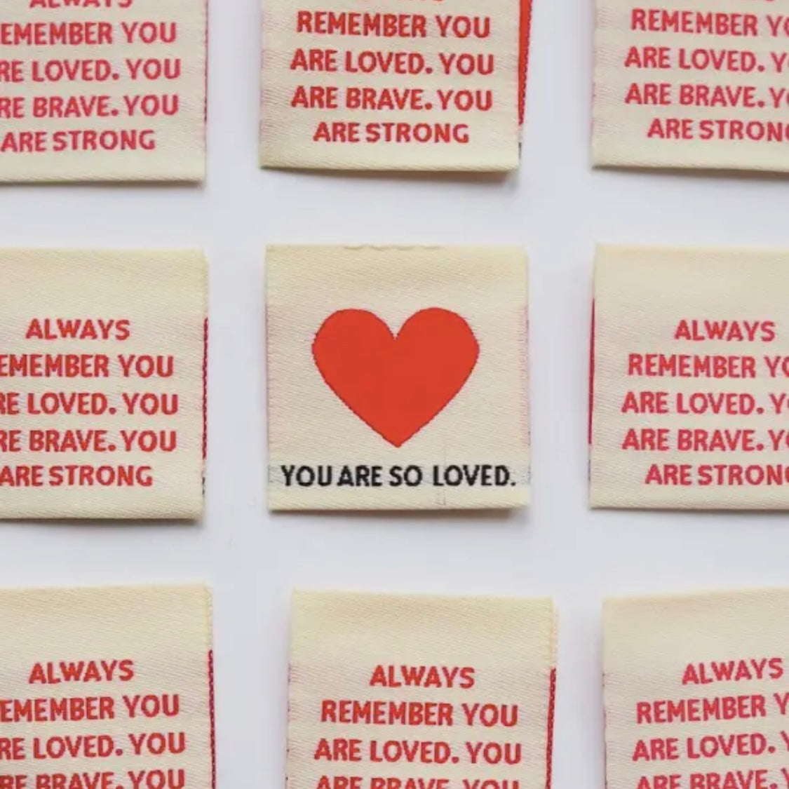 You Are Loved Sew-In Tags-Soch & Co-My Beautiful Caravan