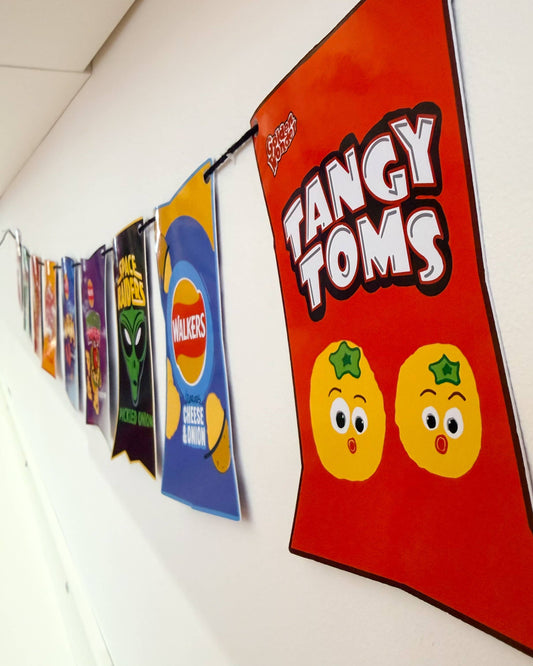 Crisp Packet Garland